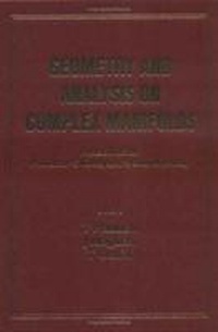Abbildung von: Geometry And Analysis On Complex Manifolds: Festschrift For S Kobayashi's 60th Birthday - World Scientific Publishing Co Pte Ltd