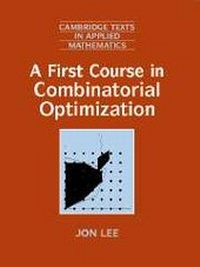 Abbildung von: A First Course in Combinatorial Optimization - Cambridge University Press