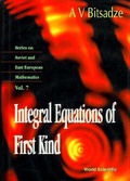 Cover: Integral Equations Of First Kind - World Scientific Publishing Co Pte Ltd