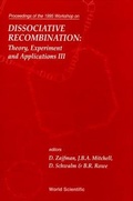 Cover: Dissociative Recombination, Theory, Experiment And Applications Iii - World Scientific Publishing Co Pte Ltd