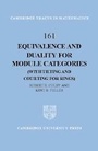 Cover: Equivalence and Duality for Module Categories with Tilting and Cotilting for Rings - Cambridge University Press