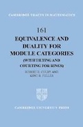 Cover: Equivalence and Duality for Module Categories with Tilting and Cotilting for Rings - Cambridge University Press