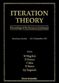 Enlarge image Cover: Iteration Theory - Proceedings Of The European Conference - World Scientific Publishing Co Pte Ltd