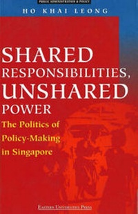 Enlarge image Cover: Shared Responsibilities, Unshared Power - Times Academic Press,Singapore