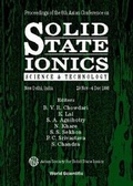 Cover: Solid State Ionics: Science And Technology - World Scientific Publishing Co Pte Ltd