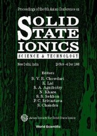 Enlarge image Cover: Solid State Ionics: Science And Technology - World Scientific Publishing Co Pte Ltd