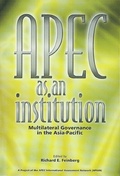 Cover: APEC as an Institution - Iseas Publishing