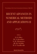 Cover: Recent Advances In Numerical Methods And Applications Ii - Proceedings Of The Fourth International Conference - World Scientific Publishing Co Pte Ltd