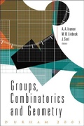 Cover: Groups, Combinatorics And Geometry - World Scientific Publishing Co Pte Ltd