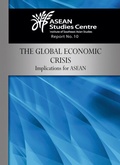 Cover: The Global Economic Crisis - Iseas Publishing