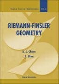 Abbildung von: Riemann-finsler Geometry - World Scientific Publishing Co Pte Ltd