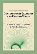 Cover: Contemporary Geometry And Related Topics, Proceedings Of The Workshop - World Scientific Publishing Co Pte Ltd
