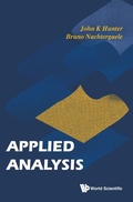 Cover: Applied Analysis - World Scientific Publishing Co Pte Ltd