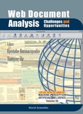 Cover: Web Document Analysis: Challenges And Opportunities - World Scientific Publishing Co Pte Ltd