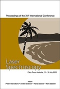 Cover: Laser Spectroscopy - Proceedings Of The Xvi International Conference - World Scientific Publishing Co Pte Ltd