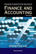 Cover: Advances In Quantitative Analysis Of Finance And Accounting - New Series - World Scientific Publishing Co Pte Ltd