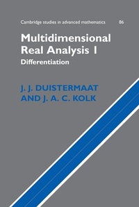 Abbildung von: Multidimensional Real Analysis I - Cambridge University Press