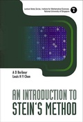 Cover: Introduction To Stein's Method, An - World Scientific Publishing Co Pte Ltd