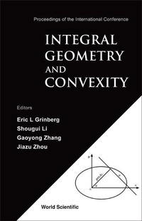 Abbildung von: Integral Geometry And Convexity - Proceedings Of The International Conference - World Scientific Publishing Co Pte Ltd