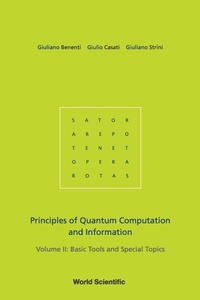 Abbildung von: Principles Of Quantum Computation And Information - Volume Ii: Basic Tools And Special Topics - World Scientific Publishing Co Pte Ltd