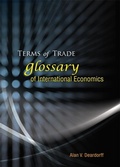 Cover: Terms Of Trade: Glossary Of International Economics - World Scientific Publishing Co Pte Ltd