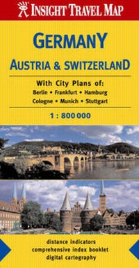 Abbildung von: Germany, Austria, Switzerland Insight Travel Map - APA Publications Pte Ltd