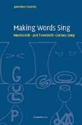 Cover: Making Words Sing - Cambridge University Press