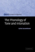 Cover: The Phonology of Tone and Intonation - Cambridge University Press