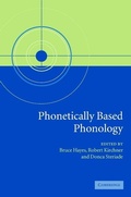 Cover: Phonetically Based Phonology - Cambridge University Press