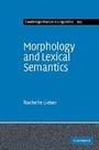 Cover: Morphology and Lexical Semantics - Cambridge University Press