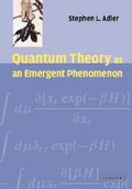 Cover: Quantum Theory as an Emergent Phenomenon - Cambridge University Press