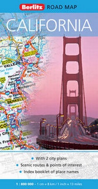 Enlarge image Cover: California Berlitz Road Map - Berlitz Publishing Company
