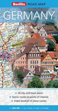 Enlarge image Cover: Germany Berlitz Road Map - Berlitz Publishing Company