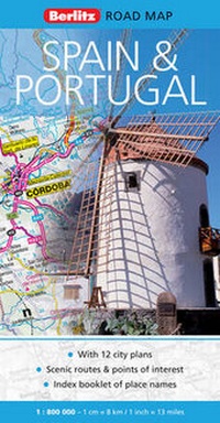 Abbildung von: Spain & Portugal Berlitz Road Map - Berlitz Publishing Company