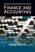 Cover: Advances In Quantitative Analysis Of Finance And Accounting (Vol. 4) - World Scientific Publishing Co Pte Ltd