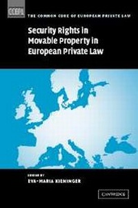 Enlarge image Cover: Security Rights in Movable Property in European Private Law - Cambridge University Press
