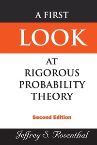 Enlarge image Cover: First Look At Rigorous Probability Theory, A (2nd Edition) - World Scientific Publishing Co Pte Ltd
