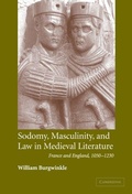 Cover: Sodomy, Masculinity and Law in Medieval Literature - Cambridge University Press
