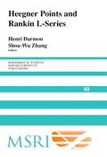 Cover: Heegner Points and Rankin L-Series - Cambridge University Press