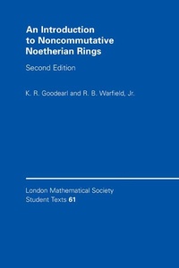 Abbildung von: An Introduction to Noncommutative Noetherian Rings - Cambridge University Press