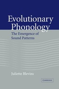 Cover: Evolutionary Phonology - Cambridge University Press