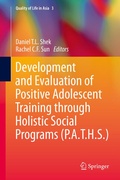 Cover: Development and Evaluation of Positive Adolescent Training through Holistic Social Programs (P.A.T.H.S.) - Springer