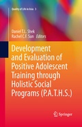 Cover: Development and Evaluation of Positive Adolescent Training through Holistic Social Programs (P.A.T.H.S.) - Springer