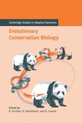 Cover: Evolutionary Conservation Biology - Cambridge University Press