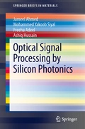 Cover: Optical Signal Processing by Silicon Photonics - Springer