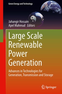 Enlarge image Cover: Large Scale Renewable Power Generation - Springer