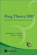 Cover: Ring Theory 2007 - Proceedings Of The Fifth China-japan-korea Conference - World Scientific Publishing Co Pte Ltd