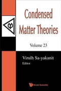 Cover: Condensed Matter Theories, Volume 23 - Proceedings Of The 31st International Workshop - World Scientific Publishing Co Pte Ltd