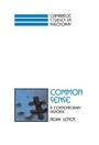 Cover: Common Sense - Cambridge University Press