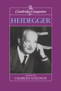Cover: The Cambridge Companion to Heidegger - Cambridge University Press